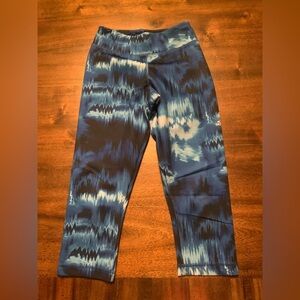 Adidas Leggings XS Blue Cropped Capris